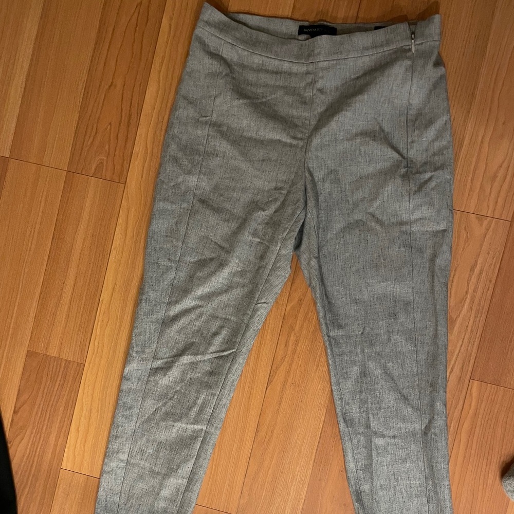 Banana Republic gray stretch pants